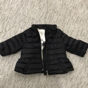 Burberry puffer jacket coat